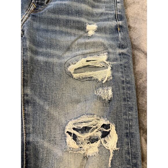 American Eagle Jeans Mens 29x32 Distressed Athletic Skinny AirFlex Temp Tech Den - Picture 4 of 16